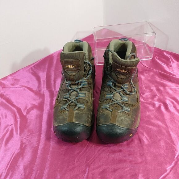 Keen Detroit Mid Boot Steel Toe Men\'s Size 9.5 D 1007004D . Condition is Pre-own main image 8